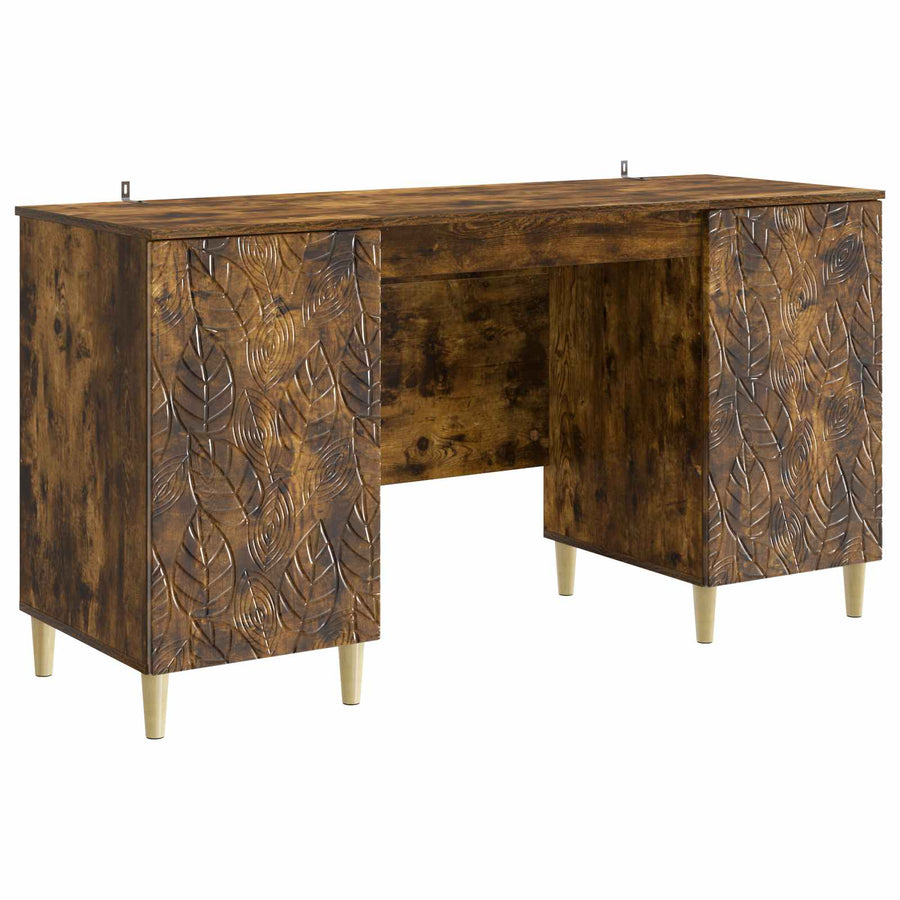 Bureau Gerookt eiken Bewerkt hout 142,5 x 50 x 75 cm