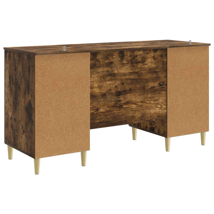 Bureau Gerookt eiken Bewerkt hout 142,5 x 50 x 75 cm