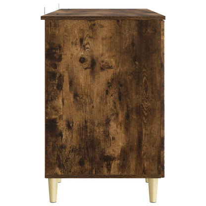 Bureau Gerookt eiken Bewerkt hout 142,5 x 50 x 75 cm