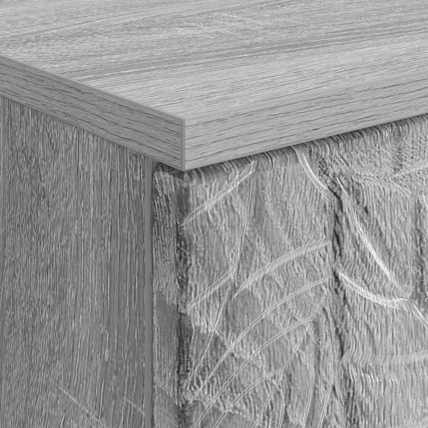 Bureau Grijs Sonoma Bewerkt hout 142,5 x 50 x 75 cm