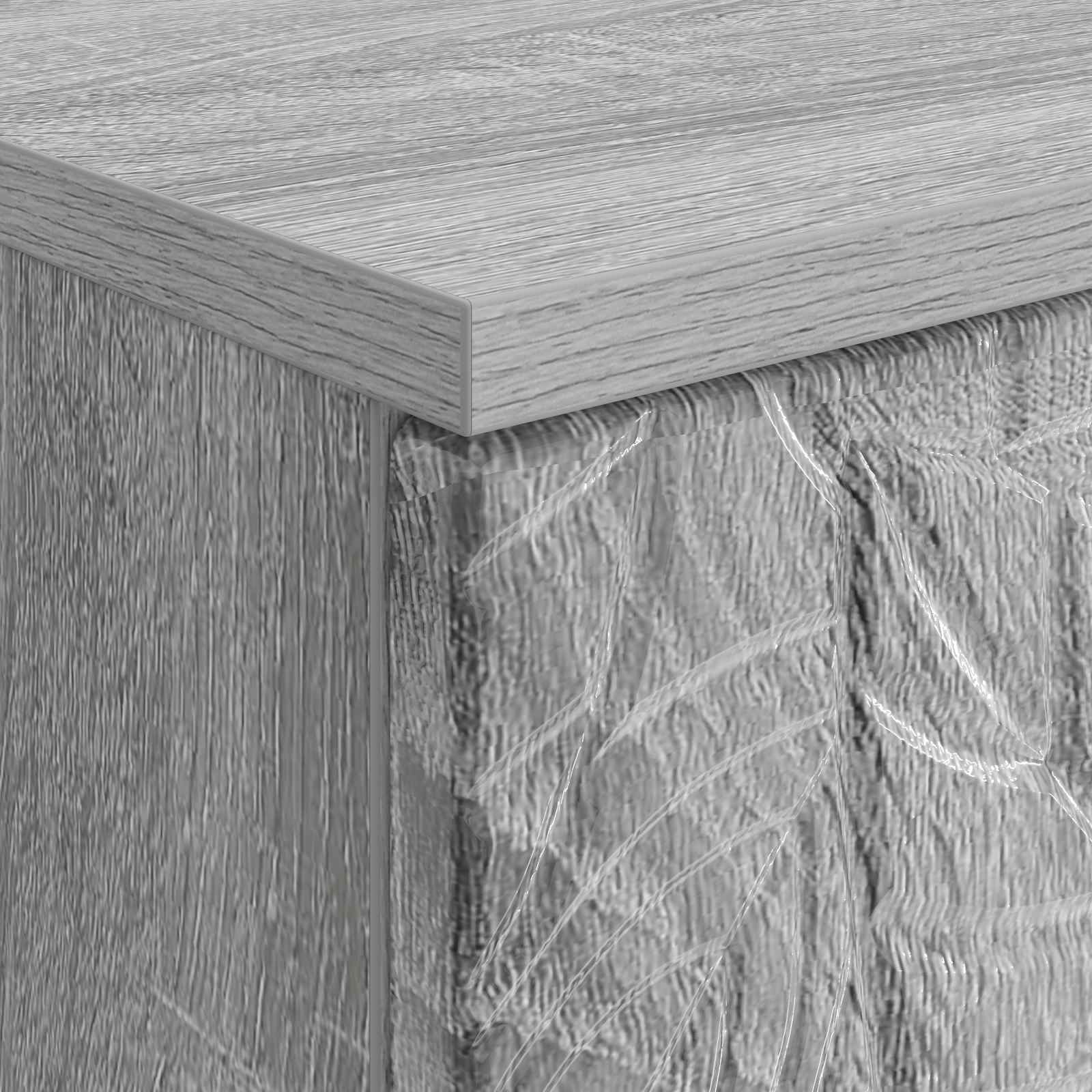 Bureau Grijs Sonoma Bewerkt hout 142,5 x 50 x 75 cm