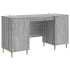 Bureau 142.5x50x75 cm grijs sonoma bewerkt hout
