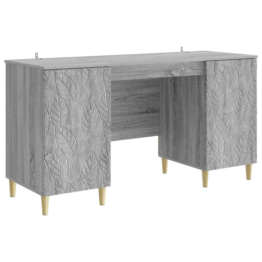 Bureau Grijs Sonoma Bewerkt hout 142,5 x 50 x 75 cm