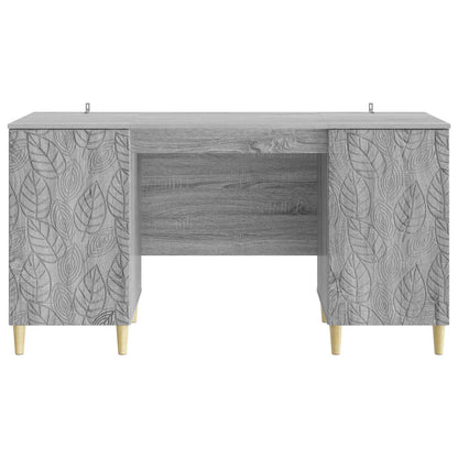 Bureau Grijs Sonoma Bewerkt hout 142,5 x 50 x 75 cm