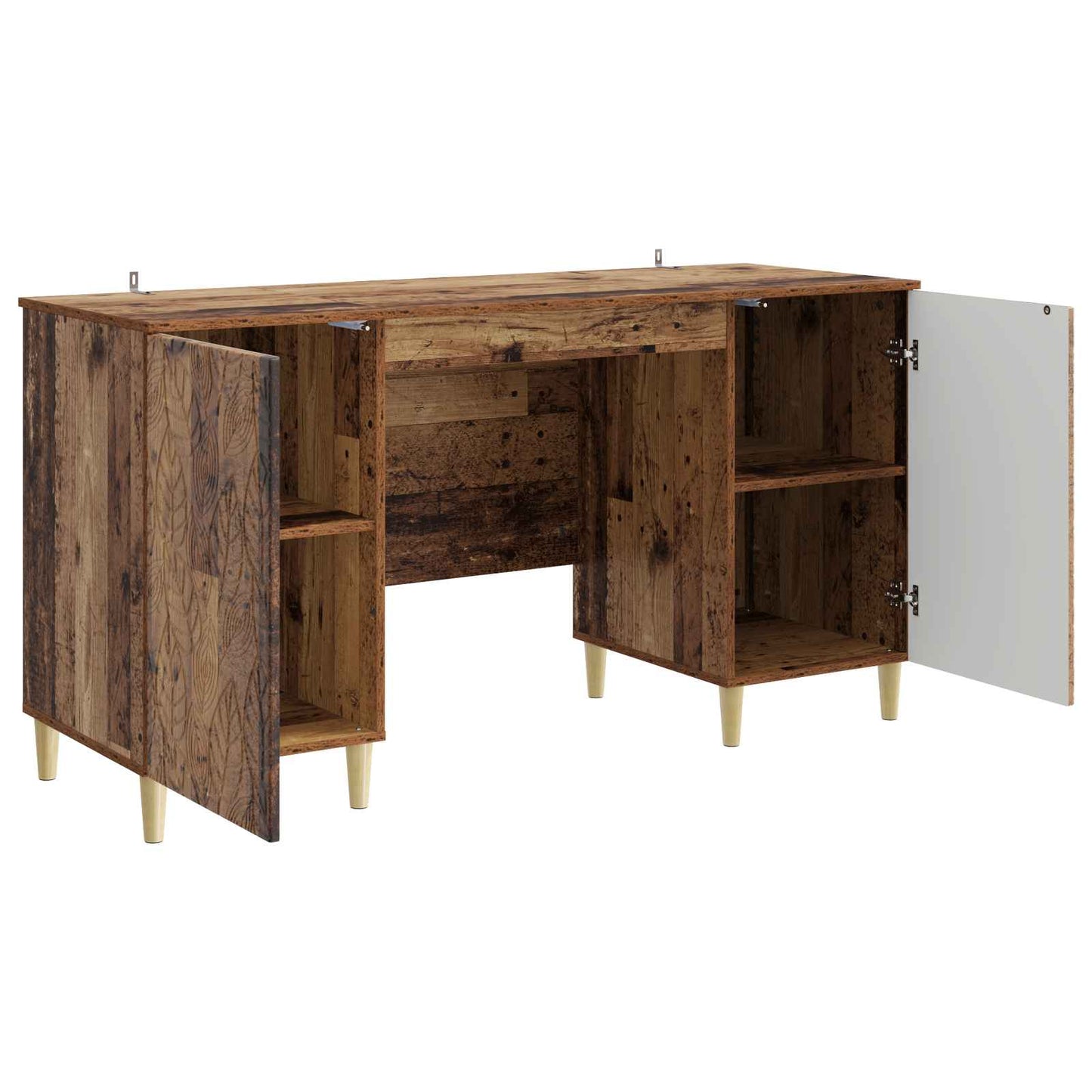 Bureau Oud hout Bewerkt hout 142,5 x 50 x 75 cm