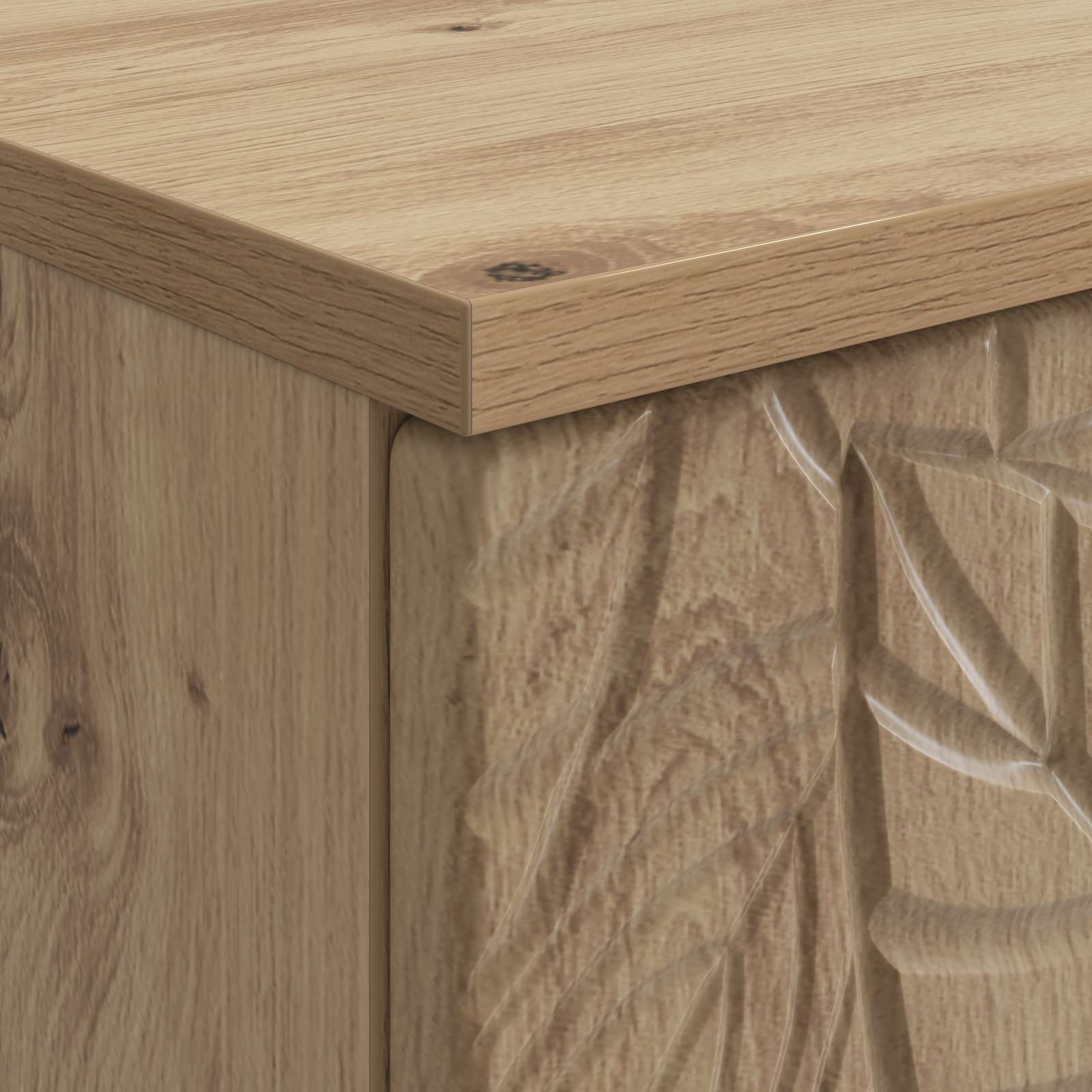 Bureau Artisanaal eiken Bewerkt hout 142,5 x 50 x 75 cm