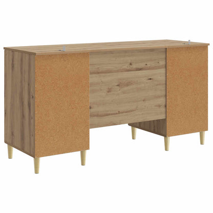 Bureau Artisanaal eiken Bewerkt hout 142,5 x 50 x 75 cm