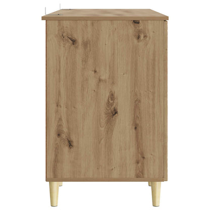 Bureau Artisanaal eiken Bewerkt hout 142,5 x 50 x 75 cm