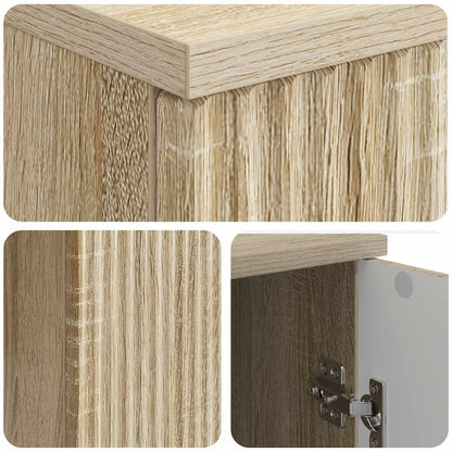 Bureau met plank Sonoma Eiken 142,5 x 50 x 75 cm Bewerkt hout