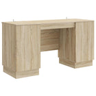 Bureau Sonoma Eiken 142,5x50x75 cm bewerkt hout