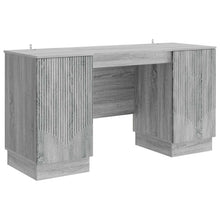 Bureau met plank Grijs sonoma 142,5 x 50 x 75 cm Bewerkt hout