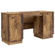 Desk with shelf Old wood 142.5 x 50 x 75 cm Processed wood