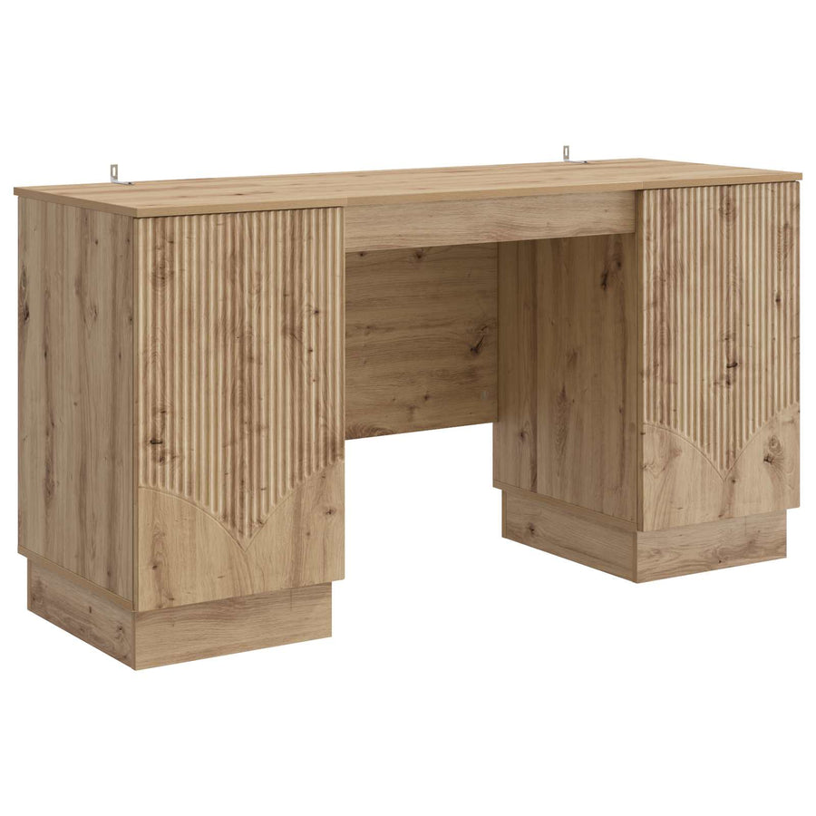 Bureau Artisanaal eiken 142,5 x 50 x 75 cm Bewerkt hout