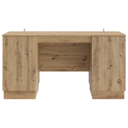 Bureau Artisanaal eiken 142,5 x 50 x 75 cm Bewerkt hout