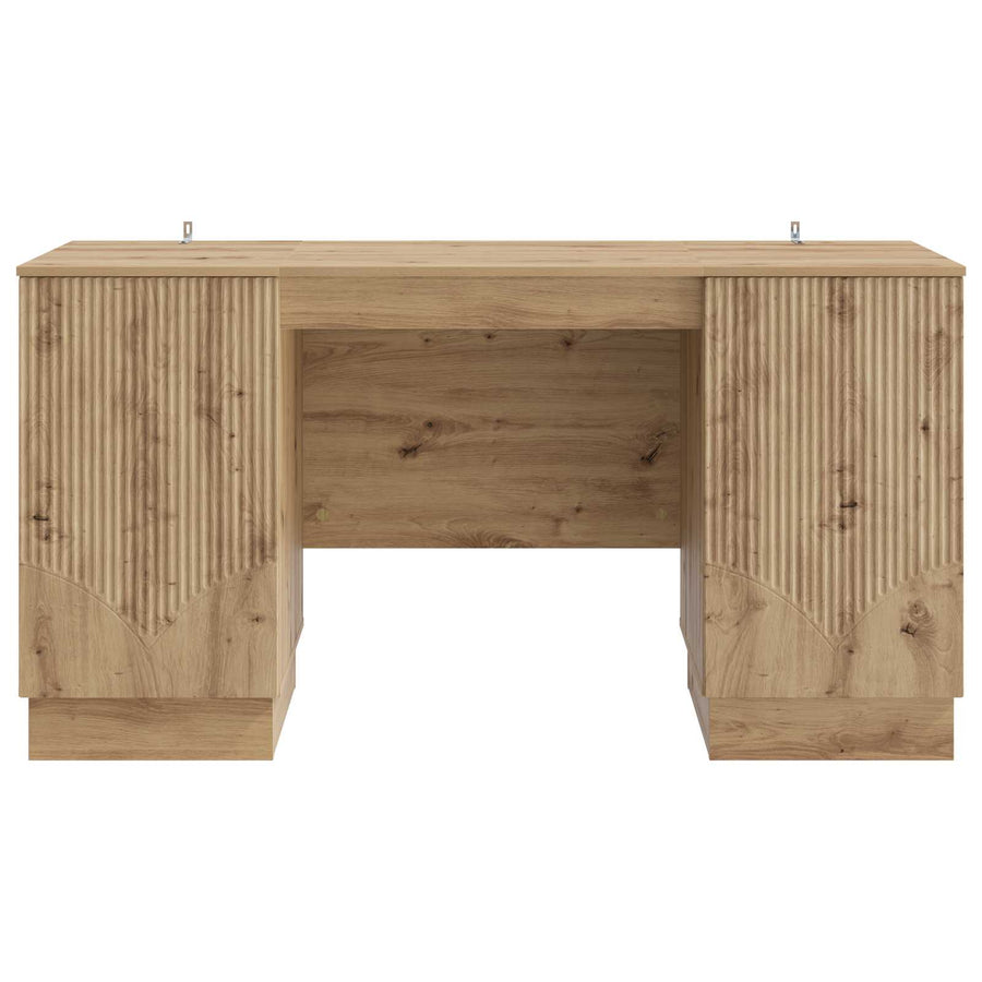 Bureau Artisanaal eiken 142,5 x 50 x 75 cm Bewerkt hout