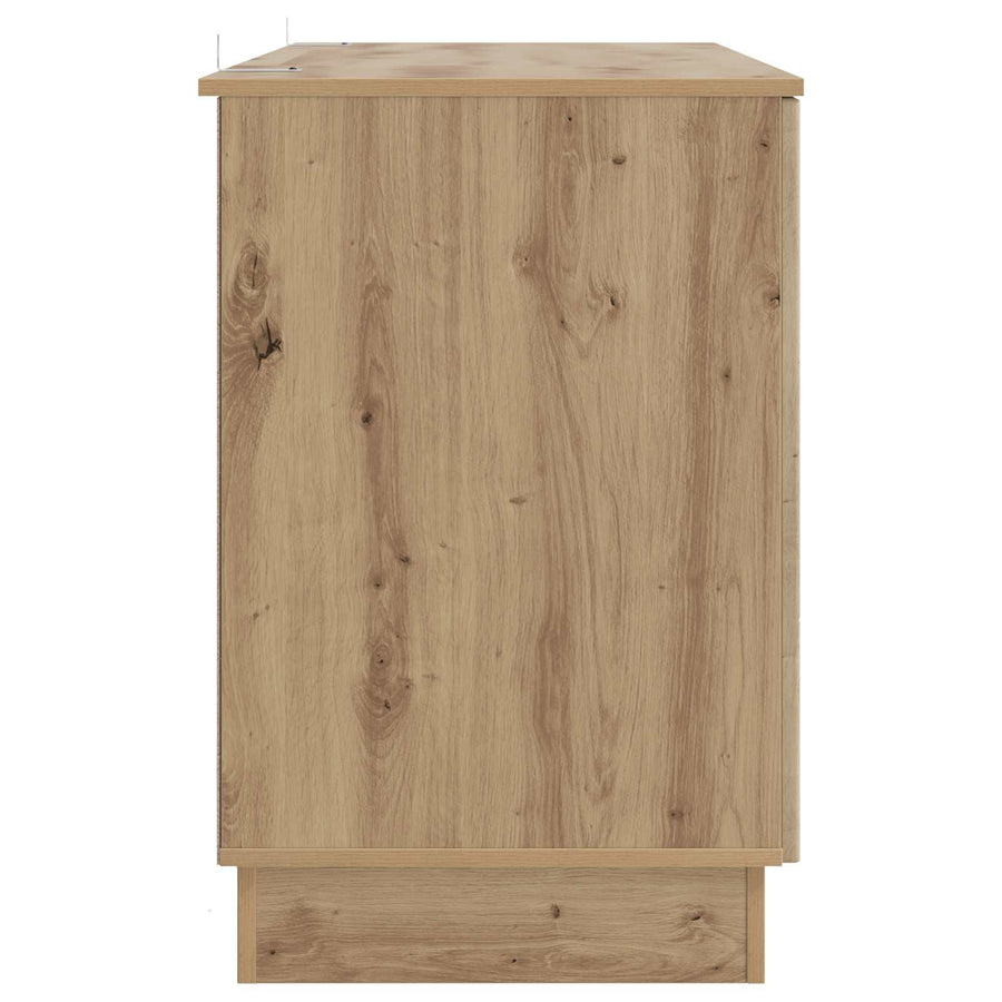 Bureau Artisanaal eiken 142,5 x 50 x 75 cm Bewerkt hout