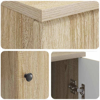 Bureau met plank Sonoma Eiken 142,5 x 50 x 75 cm Bewerkt hout