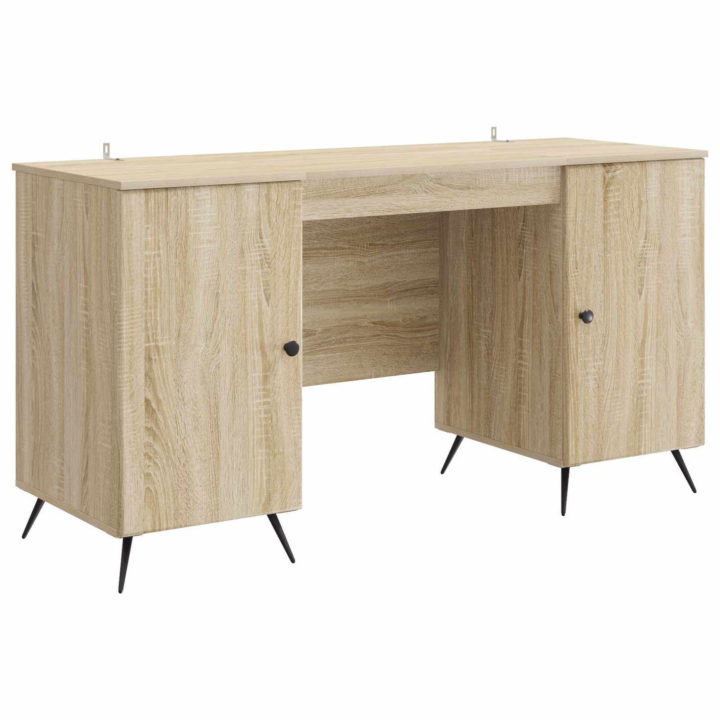 Bureau met plank Sonoma Eiken 142,5 x 50 x 75 cm Bewerkt hout