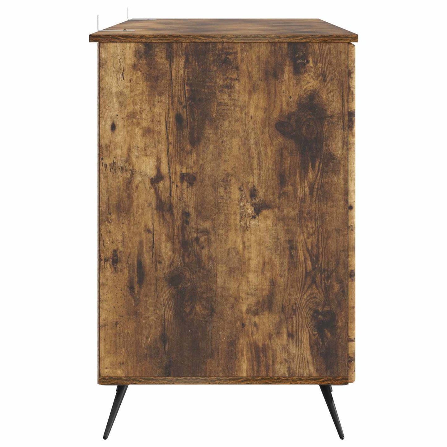 Bureau met plank Gerookt eiken 142,5 x 50 x 75 cm Bewerkt hout