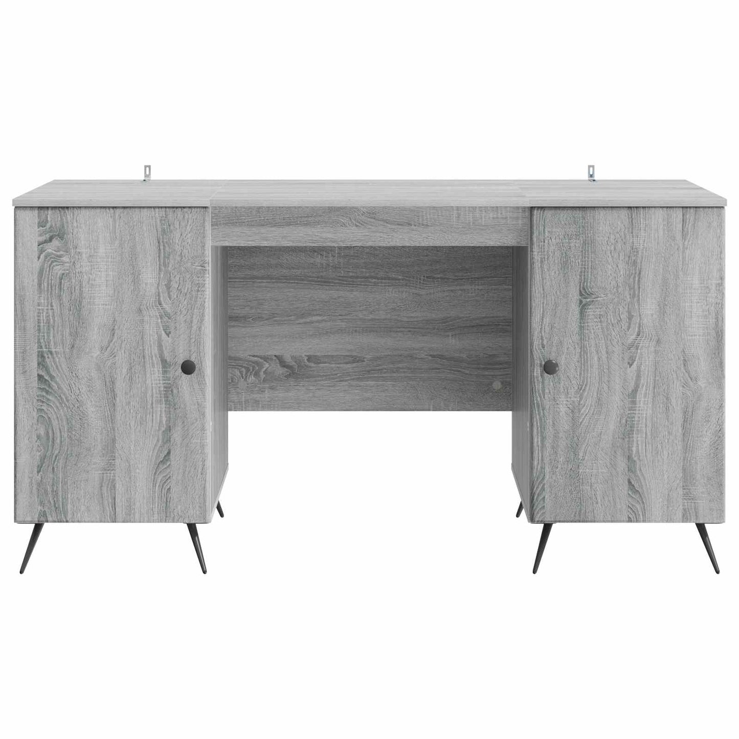 Bureau met plank Grijs sonoma 142,5 x 50 x 75 cm Bewerkt hout