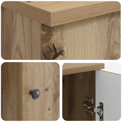 Bureau Artisanaal eiken 142,5 x 50 x 75 cm Bewerkt hout