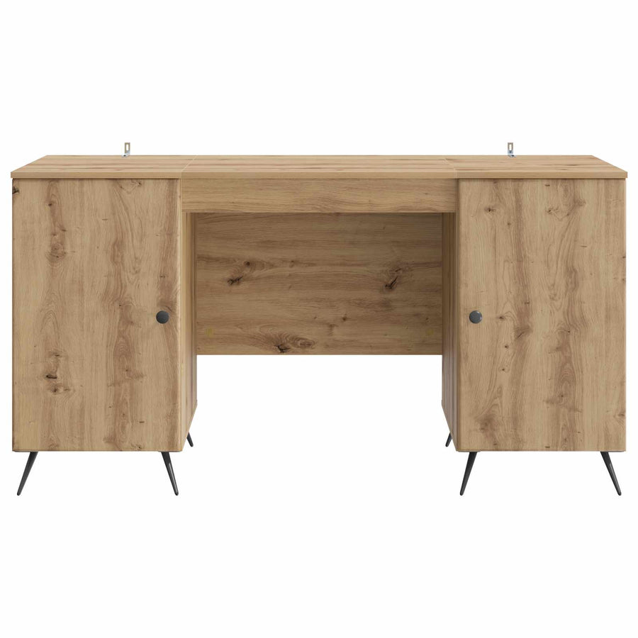 Bureau Artisanaal eiken 142,5 x 50 x 75 cm Bewerkt hout