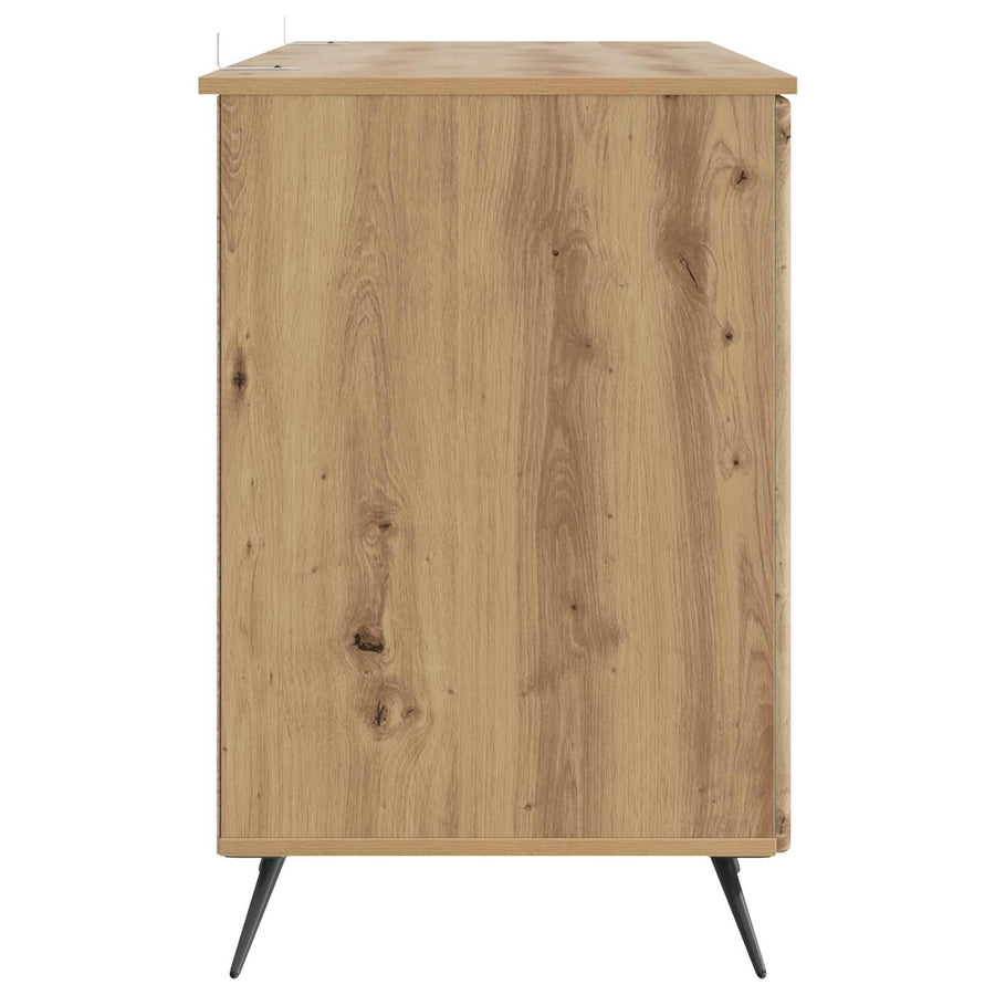 Bureau Artisanaal eiken 142,5 x 50 x 75 cm Bewerkt hout