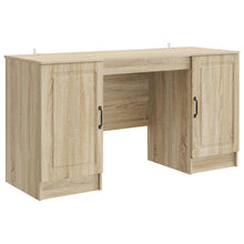 Bureau met plank Sonoma Eiken 142,5 x 50 x 75 cm Bewerkt hout