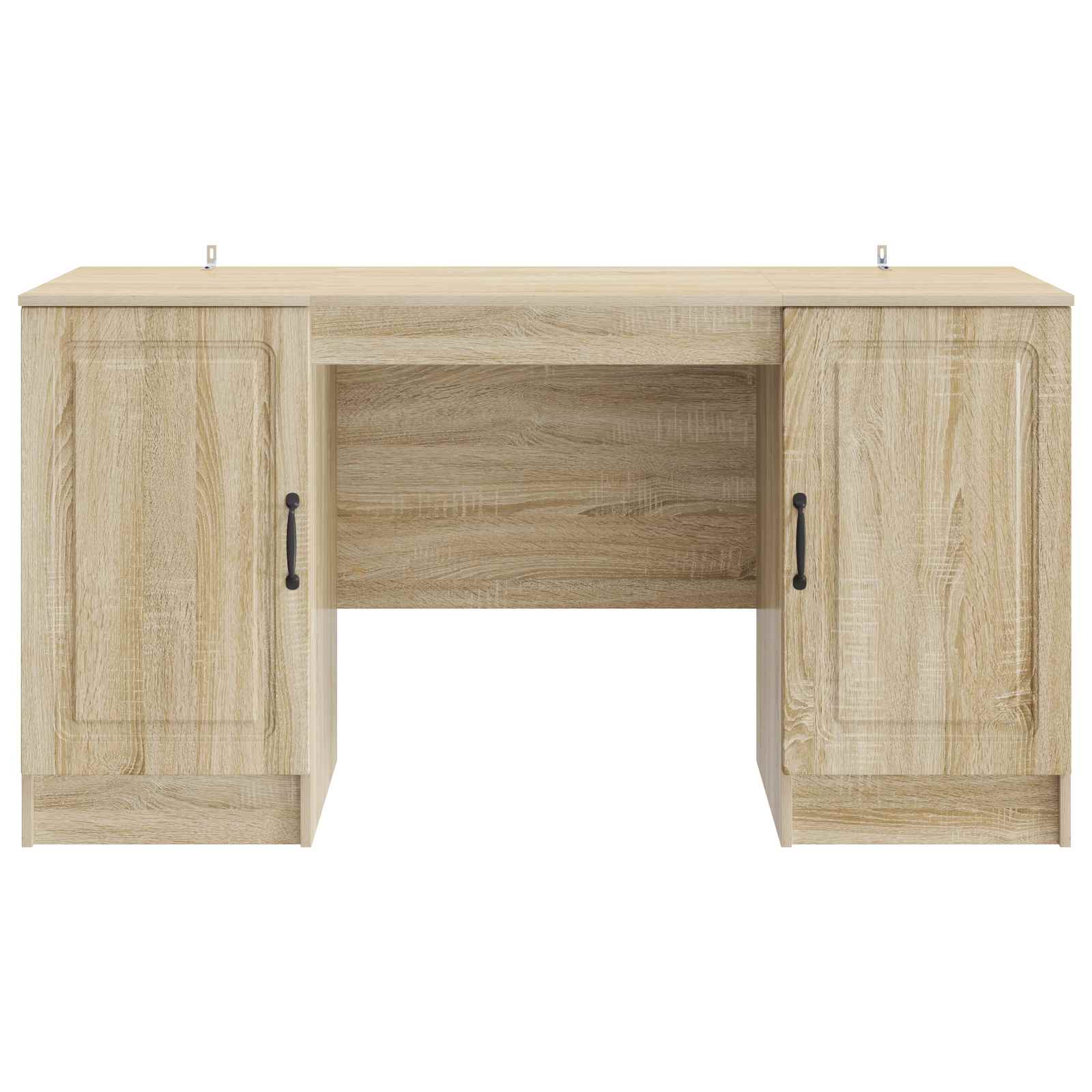 Bureau met plank Sonoma Eiken 142,5 x 50 x 75 cm Bewerkt hout