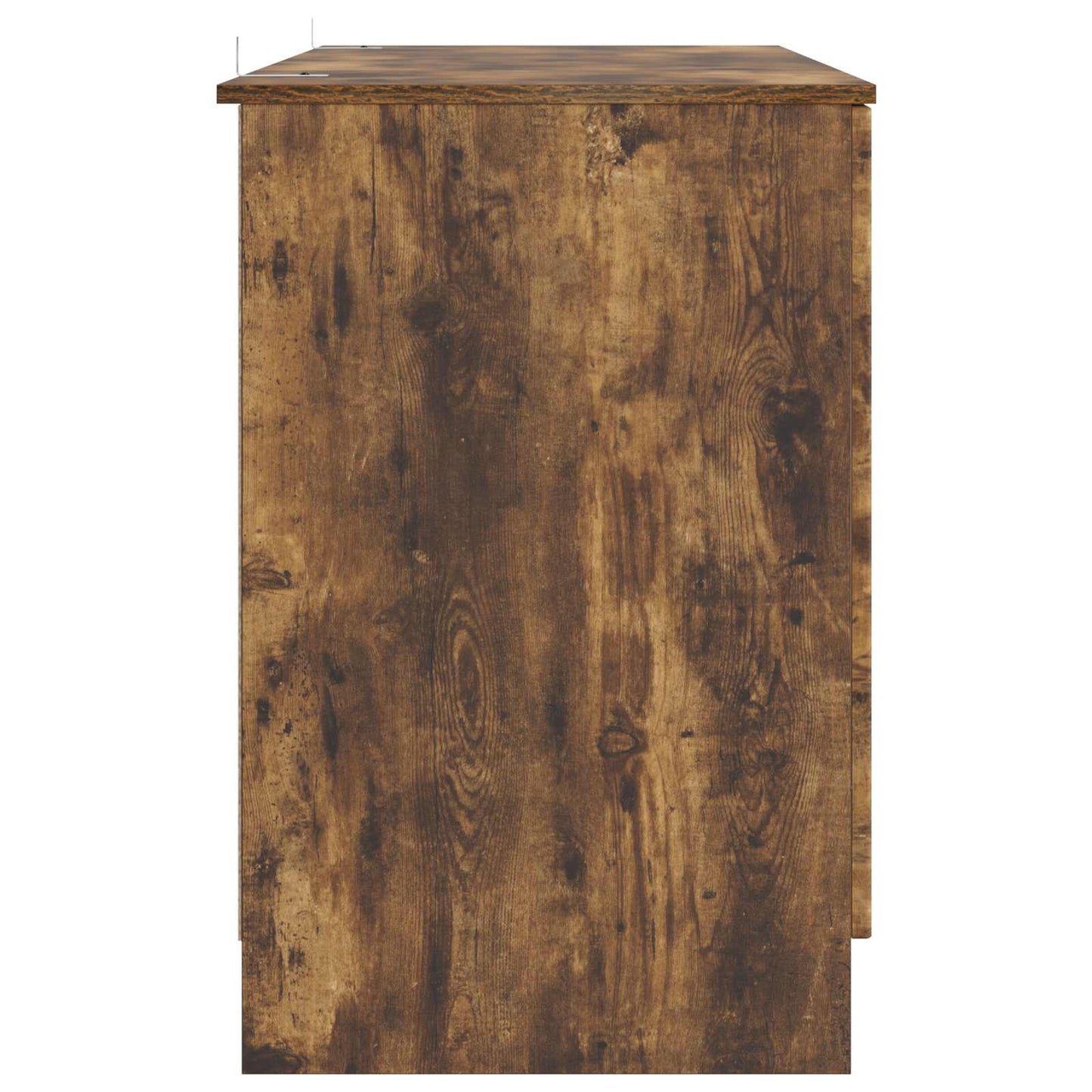 Bureau met plank Gerookt eiken 142,5 x 50 x 75 cm Bewerkt hout