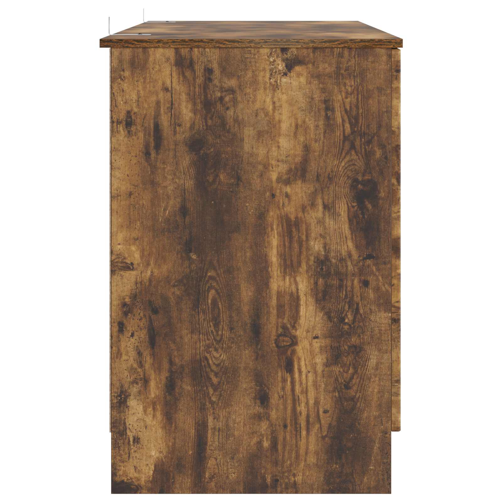 Bureau met plank Gerookt eiken 142,5 x 50 x 75 cm Bewerkt hout