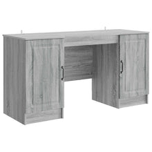 Bureau met plank Grijs sonoma 142,5 x 50 x 75 cm Bewerkt hout