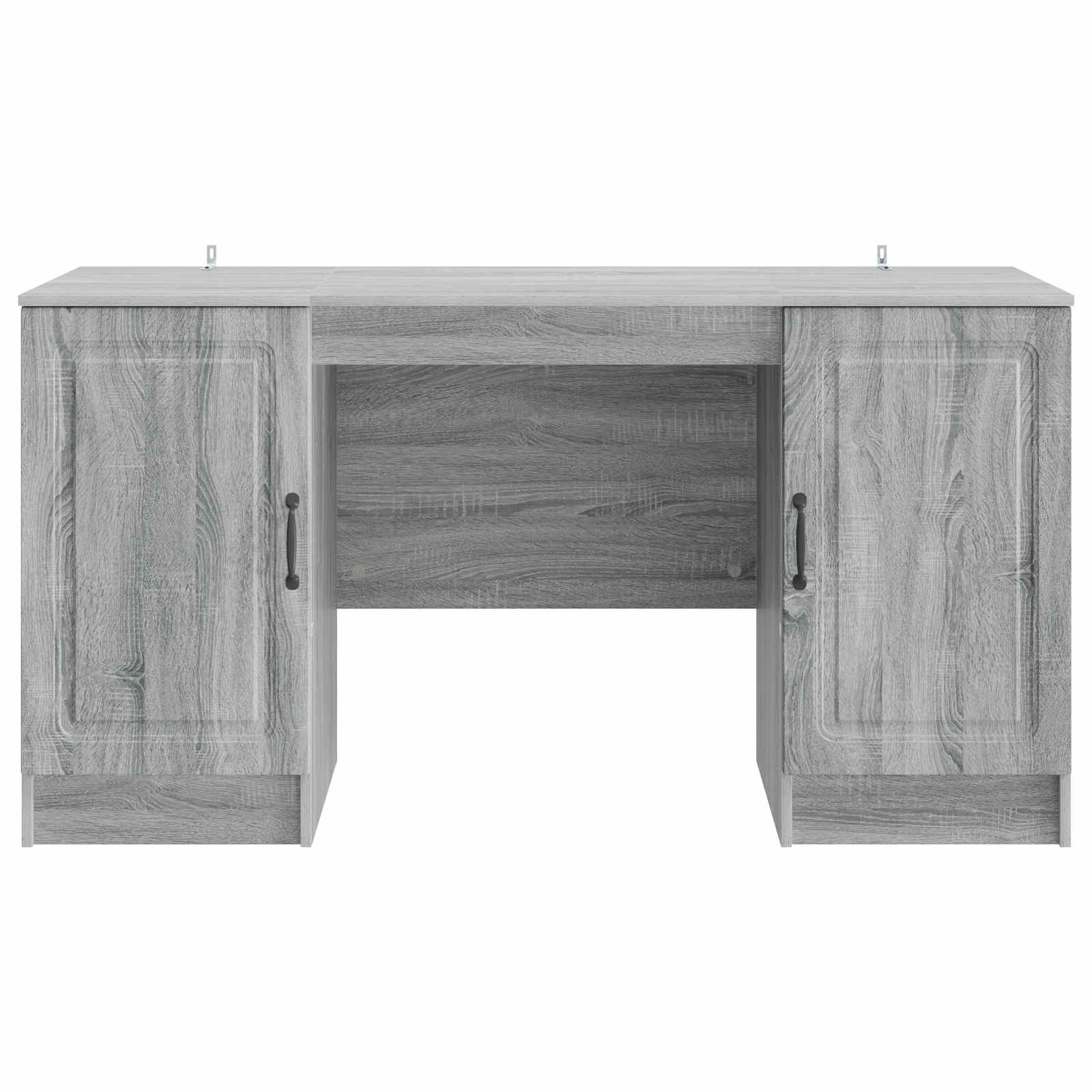 Bureau met plank Grijs sonoma 142,5 x 50 x 75 cm Bewerkt hout