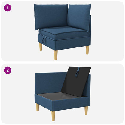 Opslagottoman Blauw