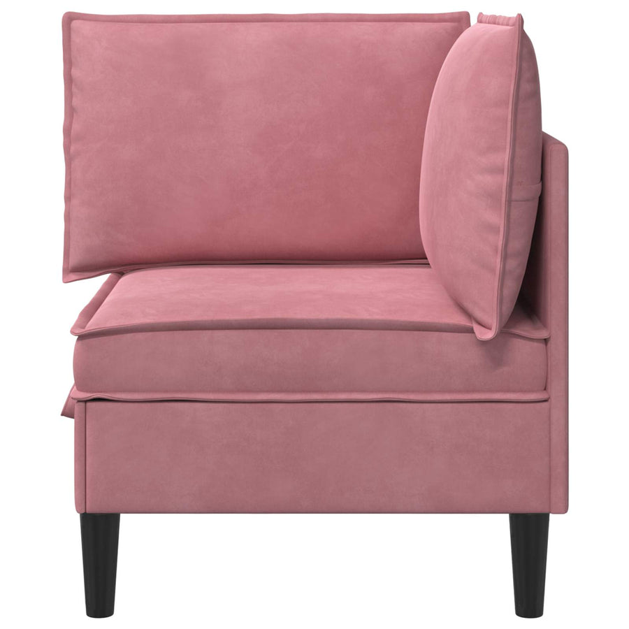 Bank met opslag Roze Fluweel