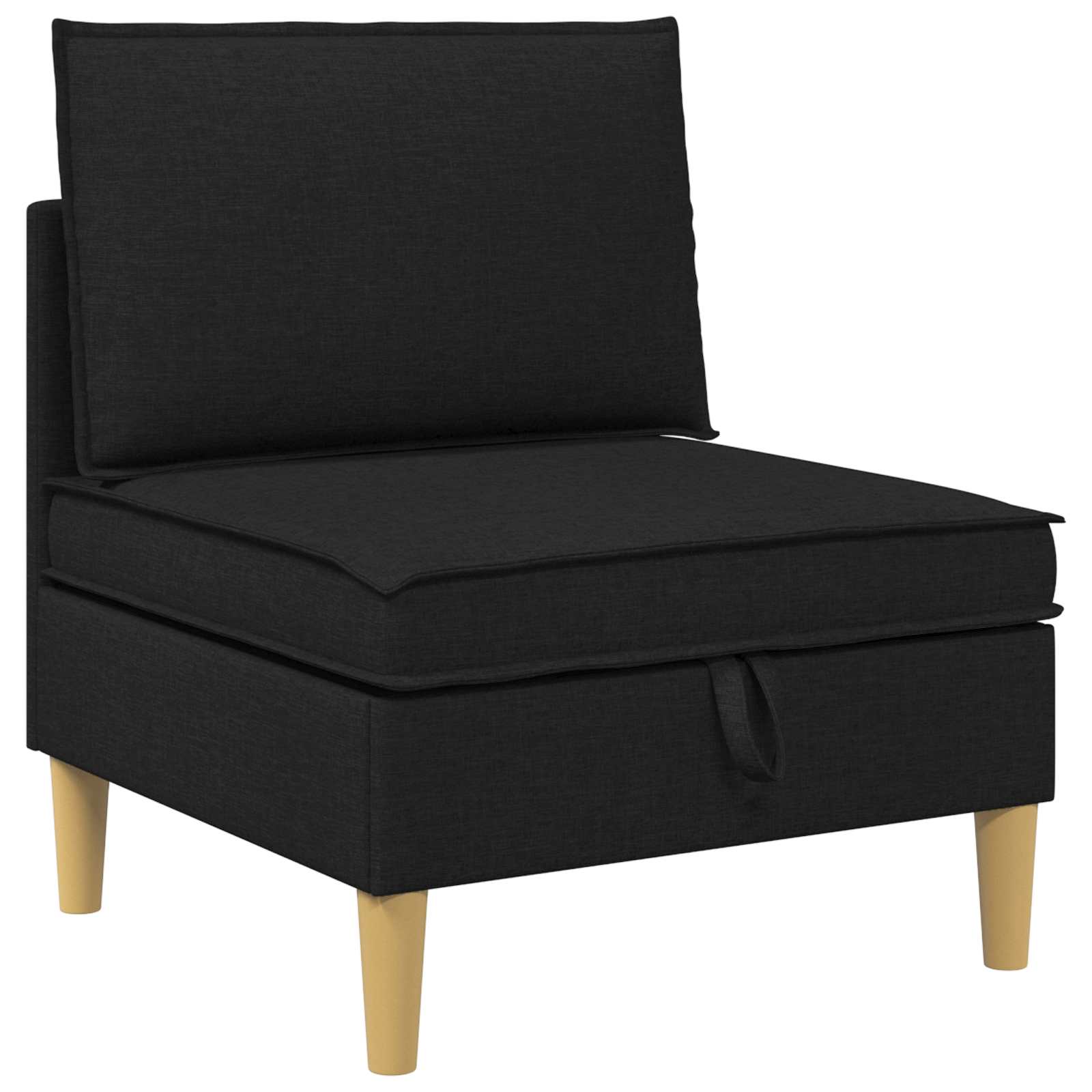 Opslagottoman Zwart