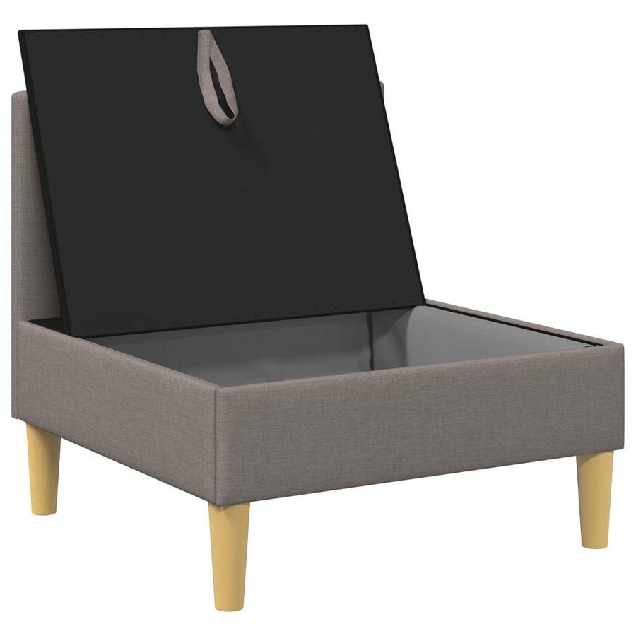 Opslagottoman Taupe