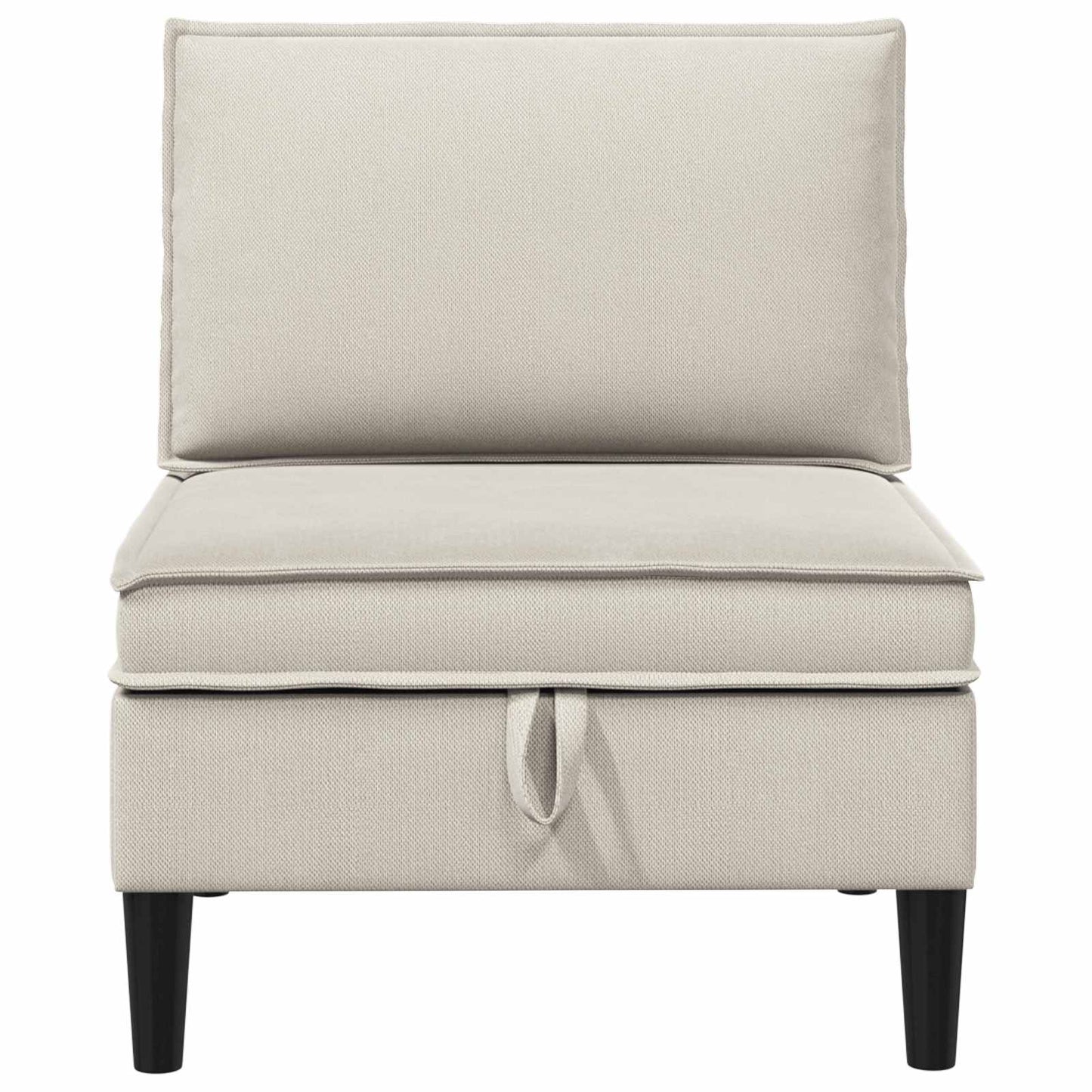 Middelse Sofa met Opbergruimte Havermout Fluweel