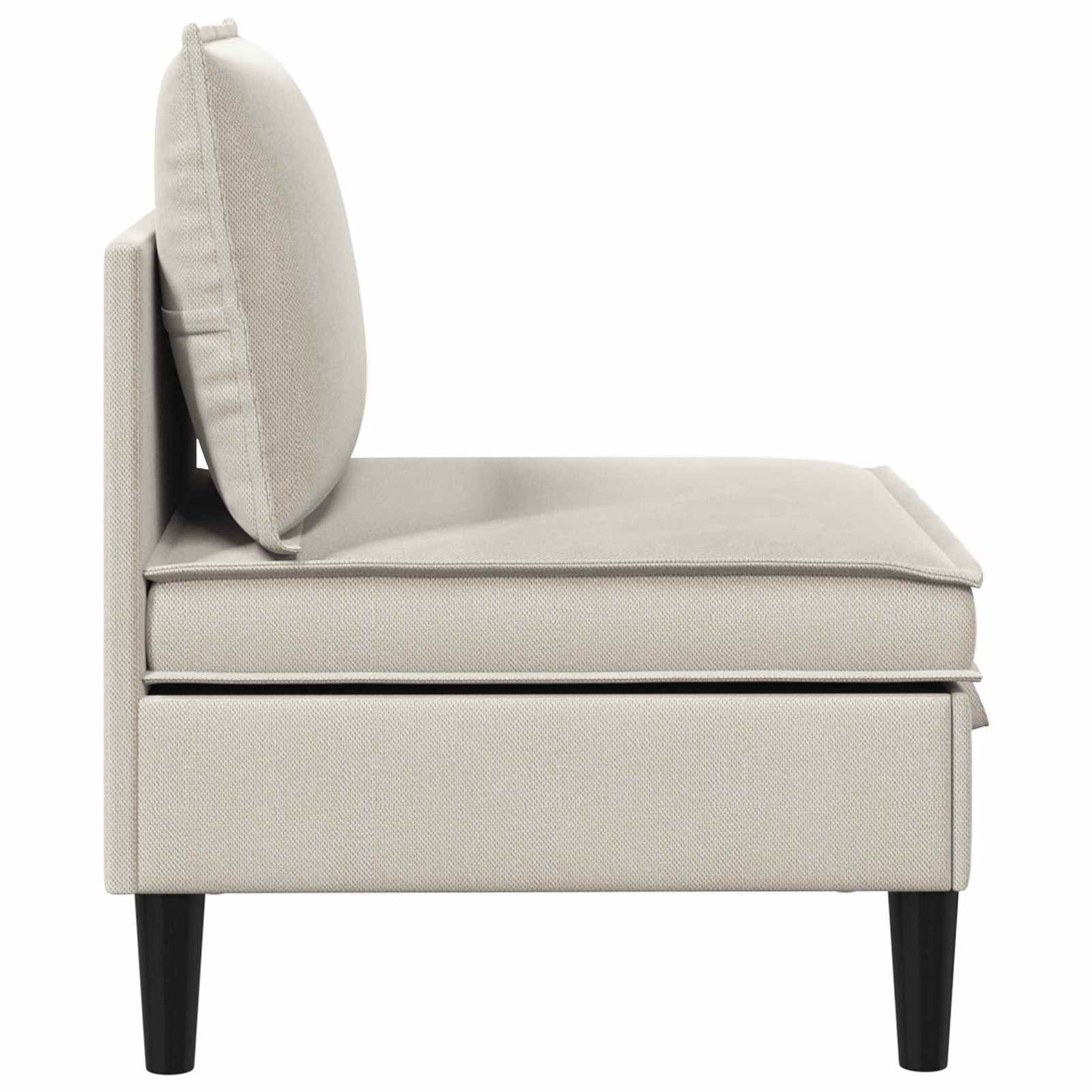 Middelse Sofa met Opbergruimte Havermout Fluweel
