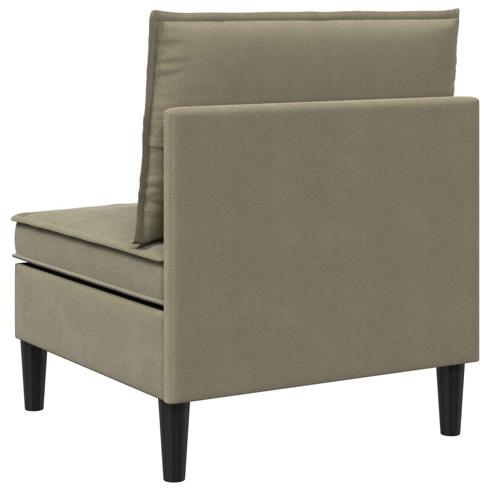 Middelse Sofa met Opbergruimte Kaki Fluweel