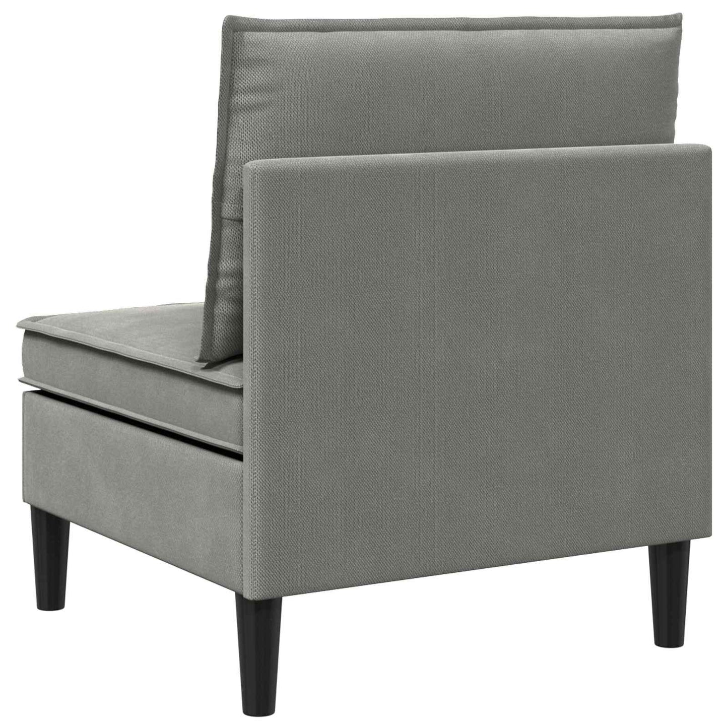 Middelse Sofa met Opbergruimte Donkergrijs Fluweel