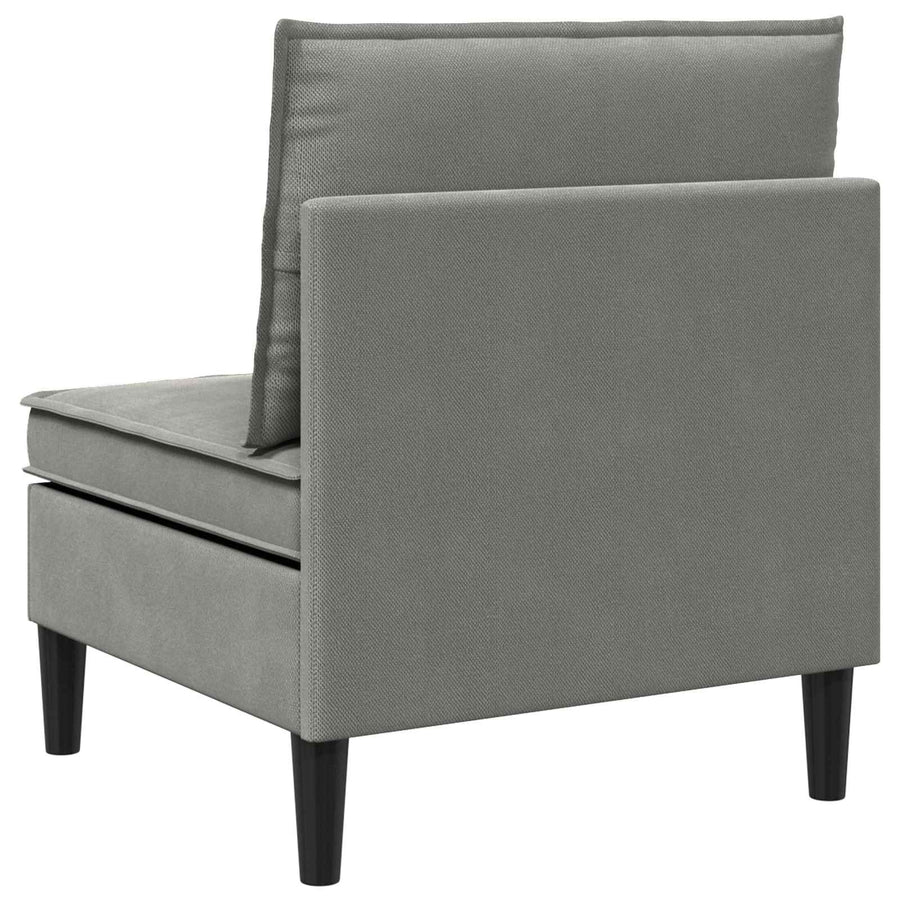 Middelse Sofa met Opbergruimte Donkergrijs Fluweel