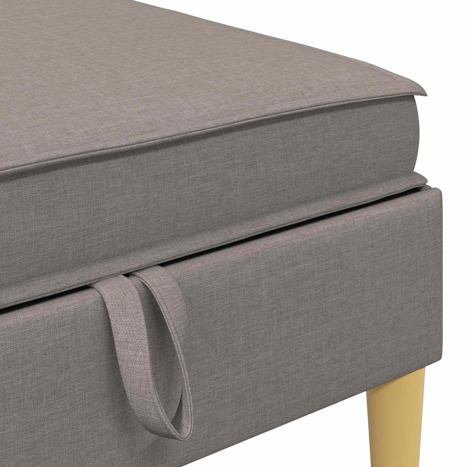 Sofa Kruk met Opslag Taupe Stof