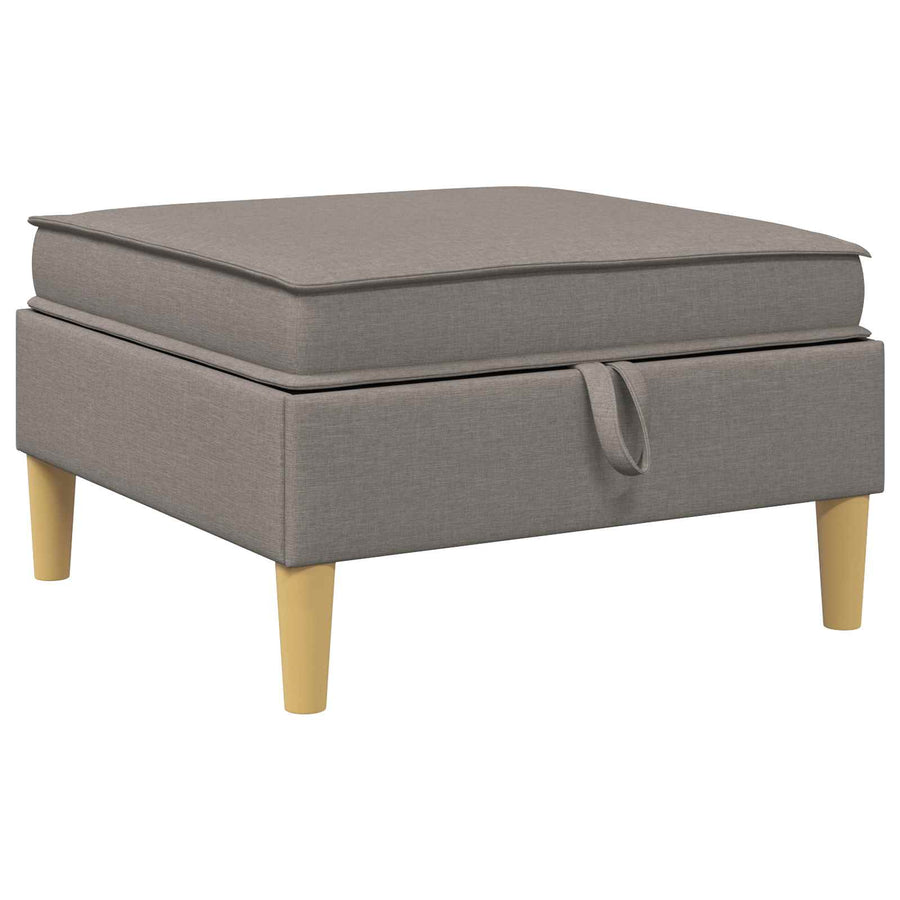Sofa Kruk met Opslag Taupe Stof