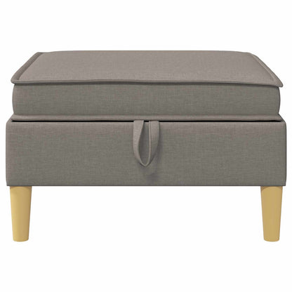 Sofa Kruk met Opslag Taupe Stof