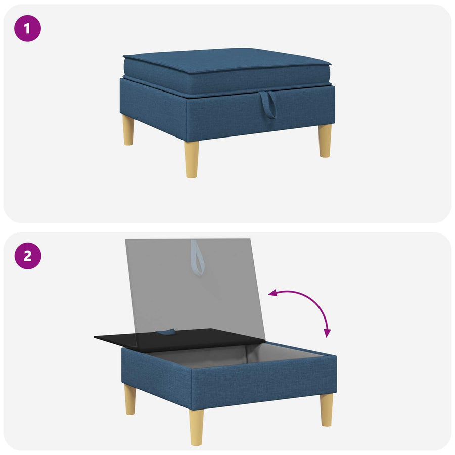 Opslagottoman Blauw