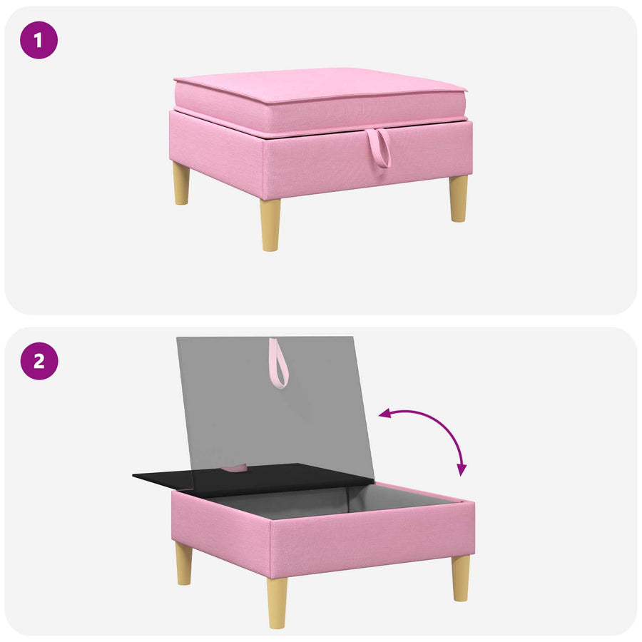 Opslagottoman Roze