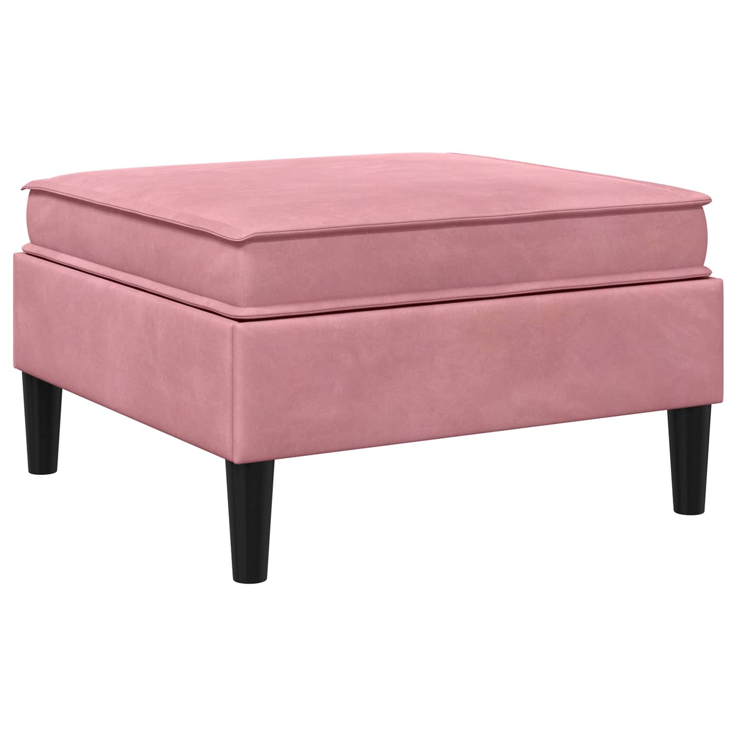 Sofa Kruk met Opslag Roze Fluweel