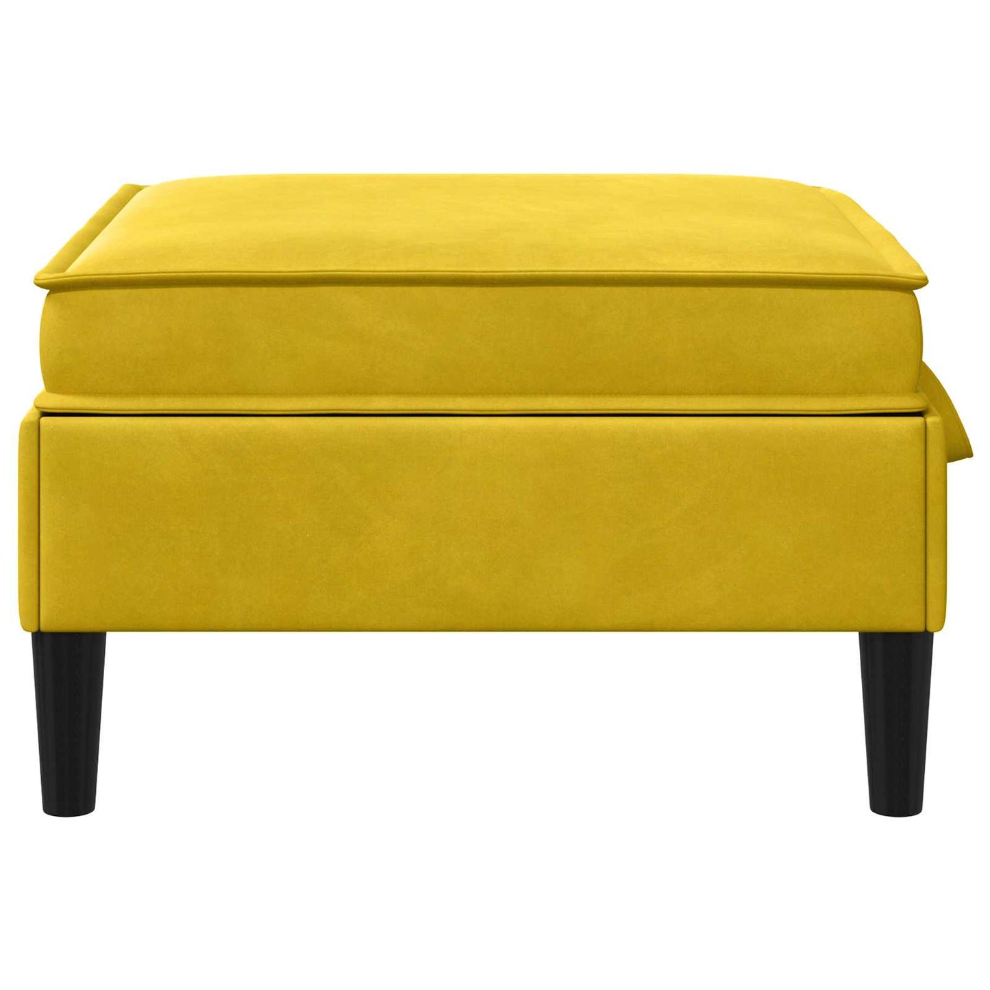 Sofa Kruk met Opslag Geel Fluweel