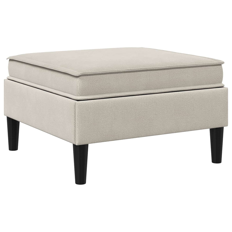 Sofa Kruk met Opslag Havermout Fluweel